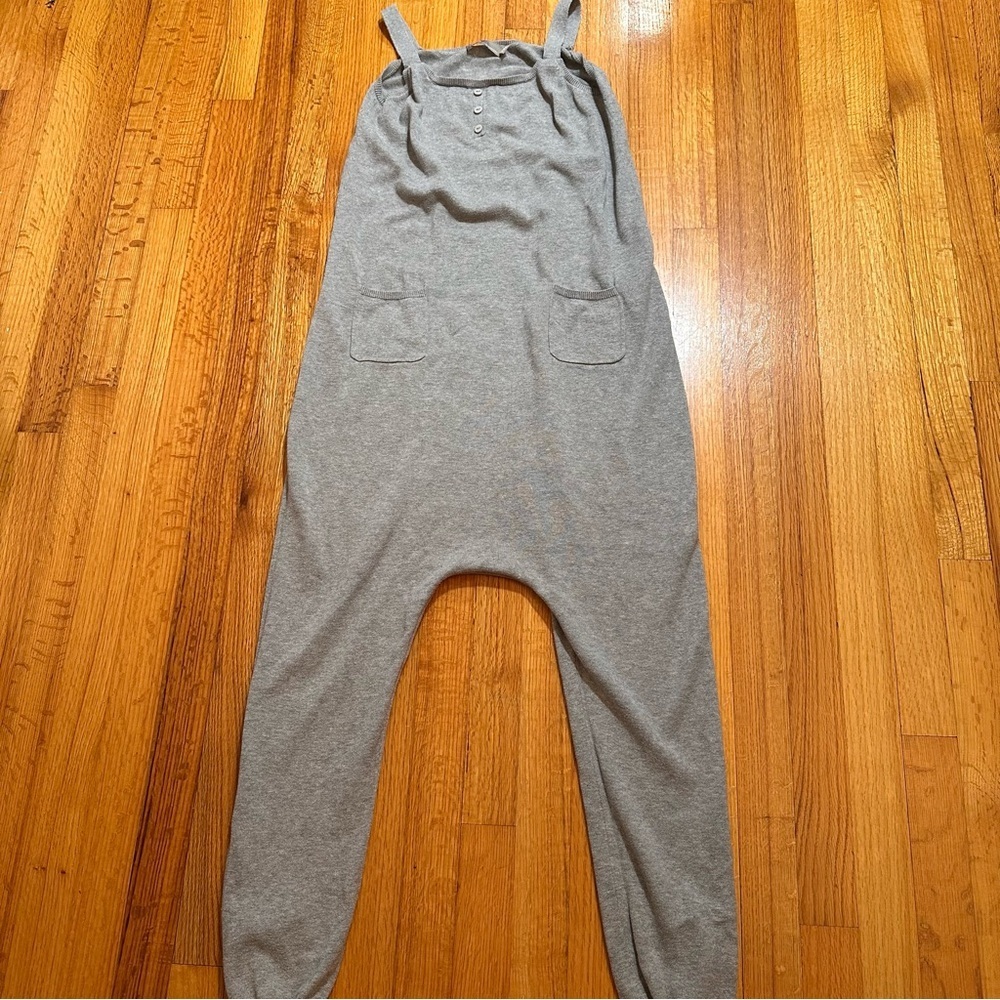 ASOS overalls jumpsuit romper gray size 4 cotton (b2)